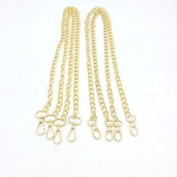 Two Gold Metal Chains Replacement - Picture 2 of 3